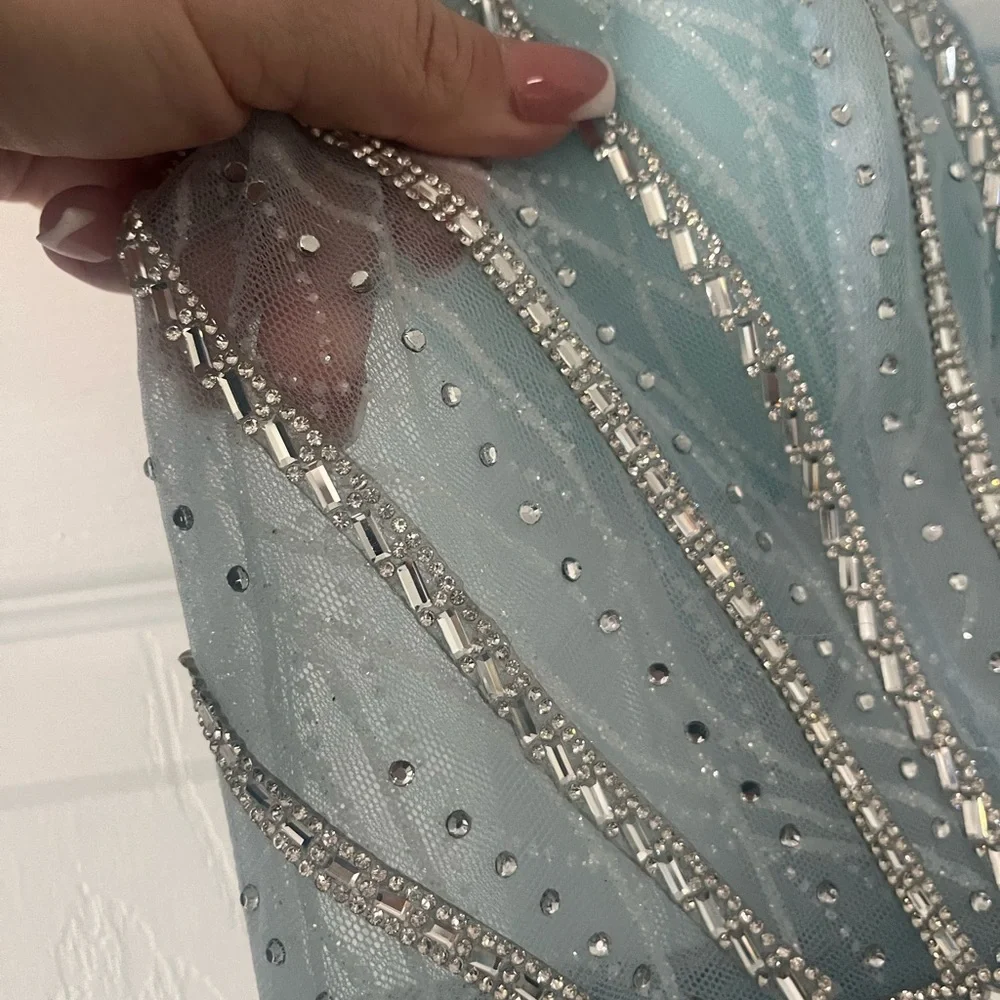 Bring the magic and beauty to prom in this b darling long fitted prom dress. - Picture 7 of 8